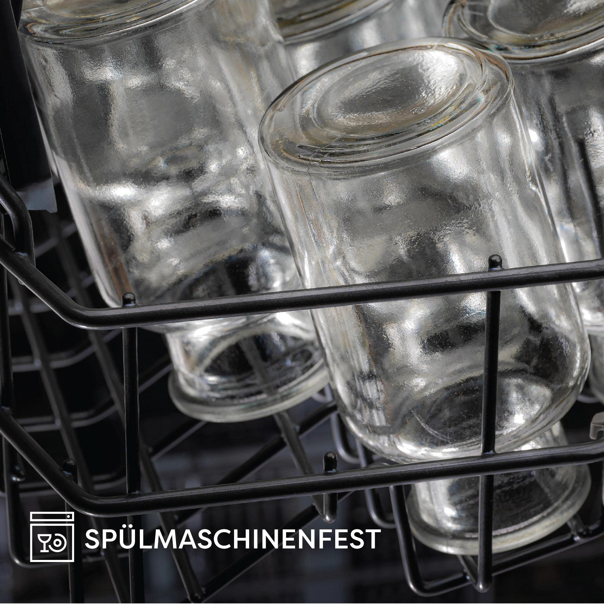 Praknu 12 Mini Glasvasen 10 cm – Vintage Tischvasen mit Juteschnur, Hochzeit & Festliche Deko, Spülmaschinenfest